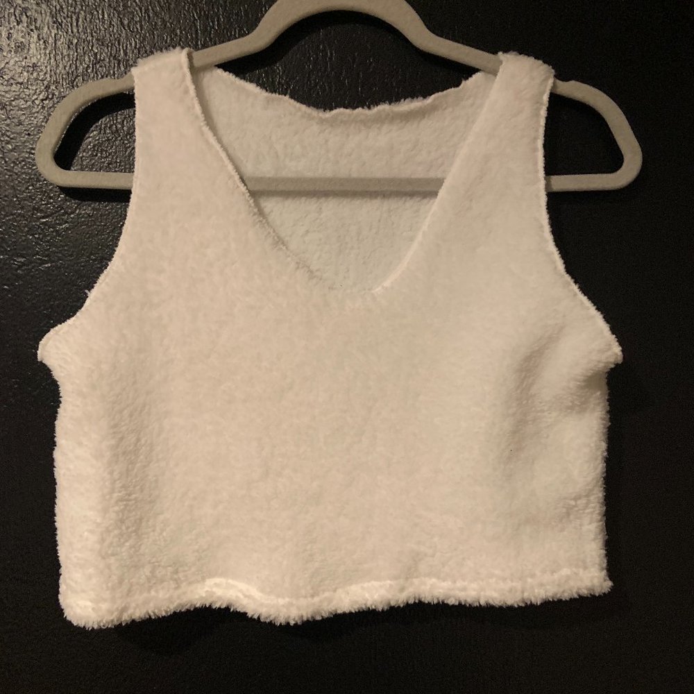 Fuzzy Crop Top